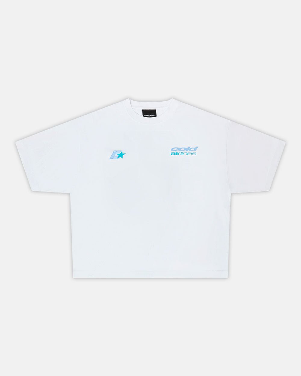 AIRLINES TEE WHITE - COLD CULTURE