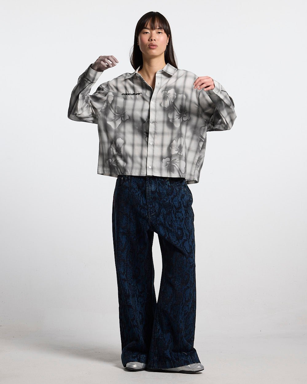 ALOHA SHIRT GREY - Cold Culture #woman