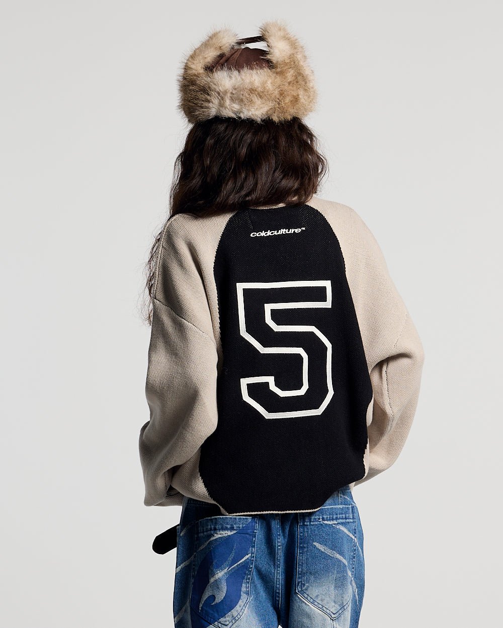 ALPHA KNIT BEIGE & BLACK - Cold Culture