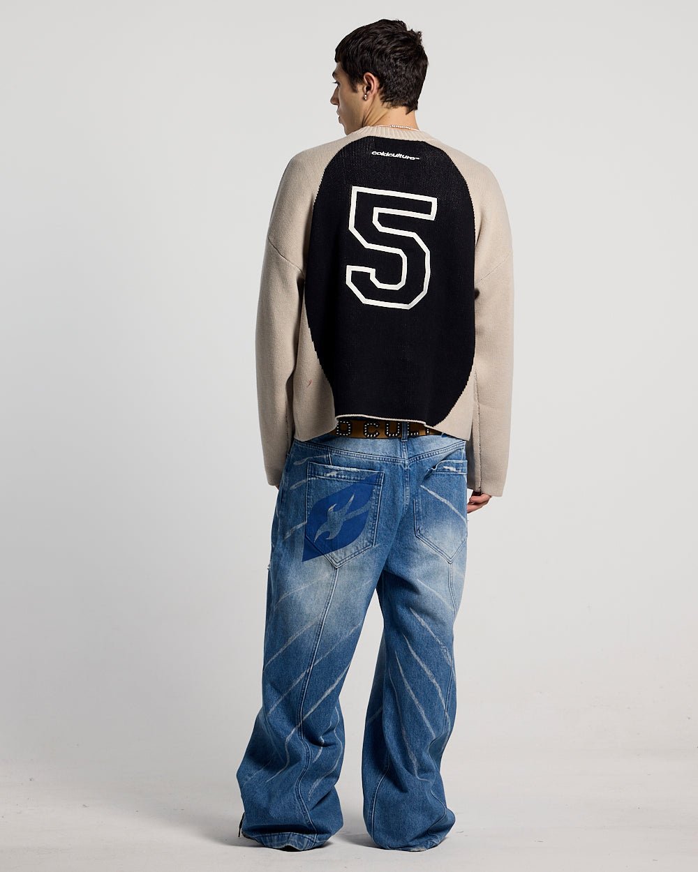 ALPHA KNIT BEIGE & BLACK - Cold Culture