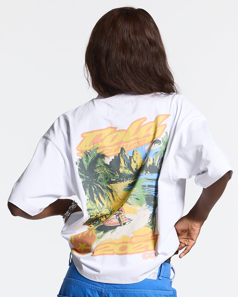 AQUATIC TEE WHITE - COLD CULTURE