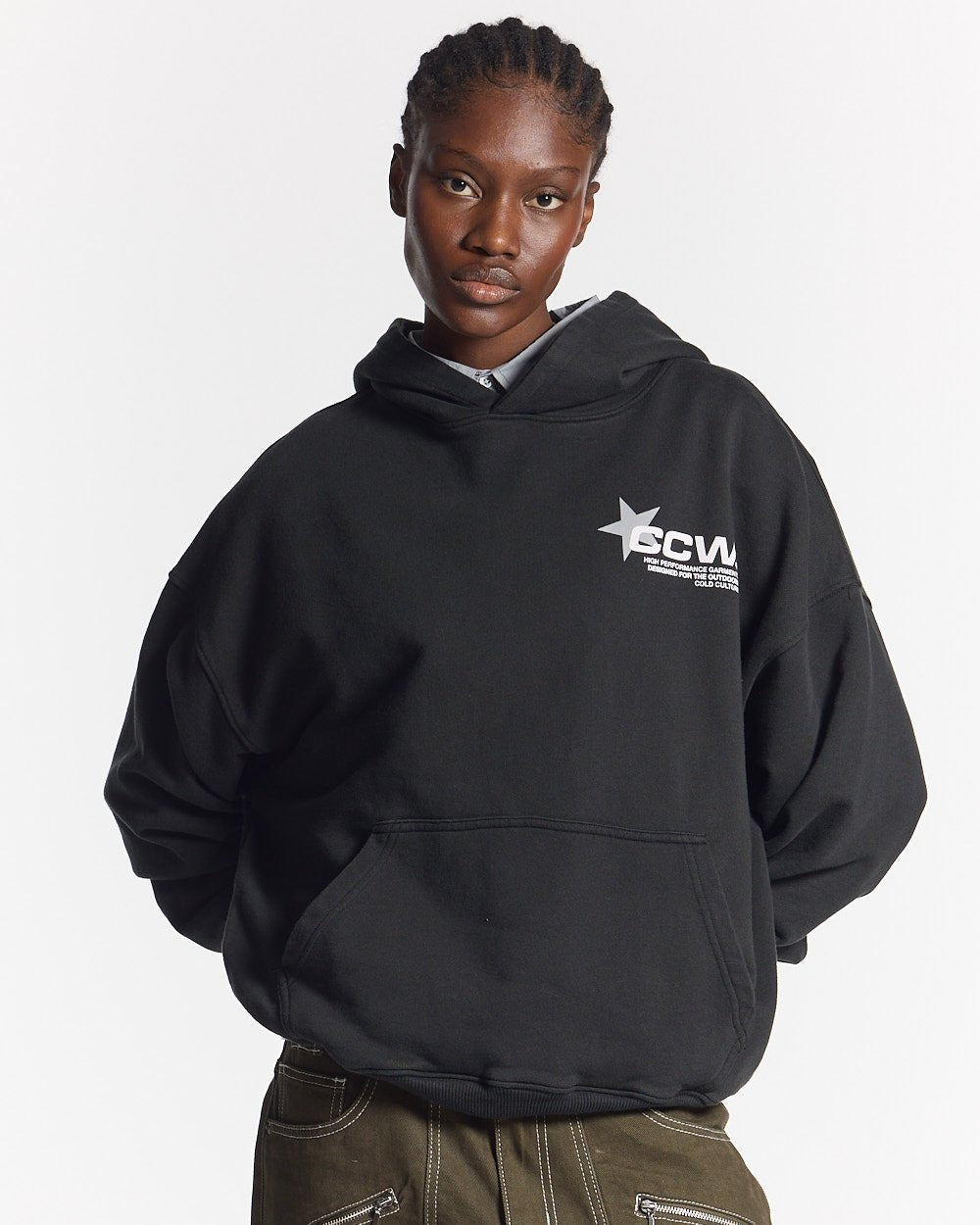 ASTRO HOODIE BLACK - COLD CULTURE #woman