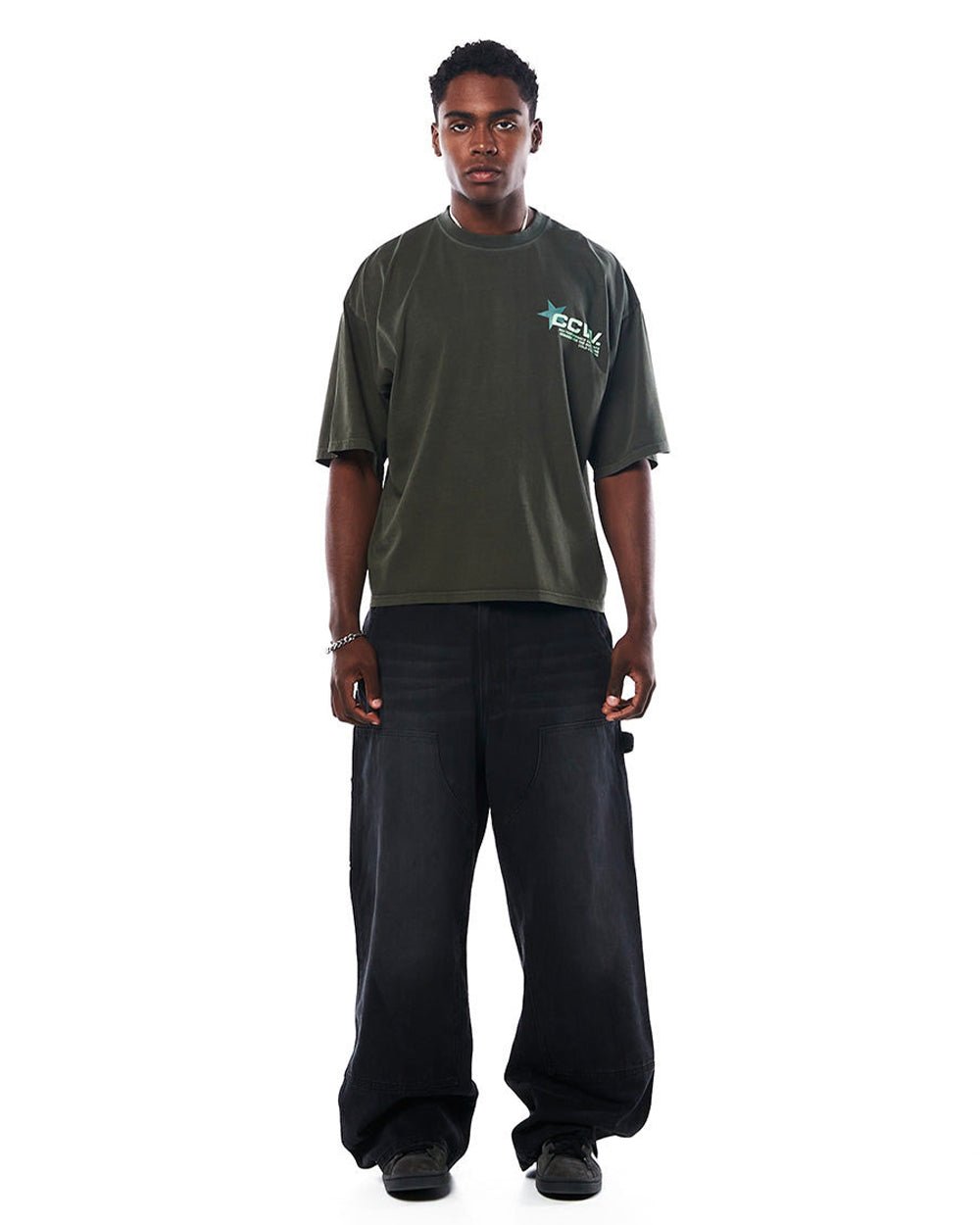 ASTRO TEE DARK GREEN - COLD CULTURE