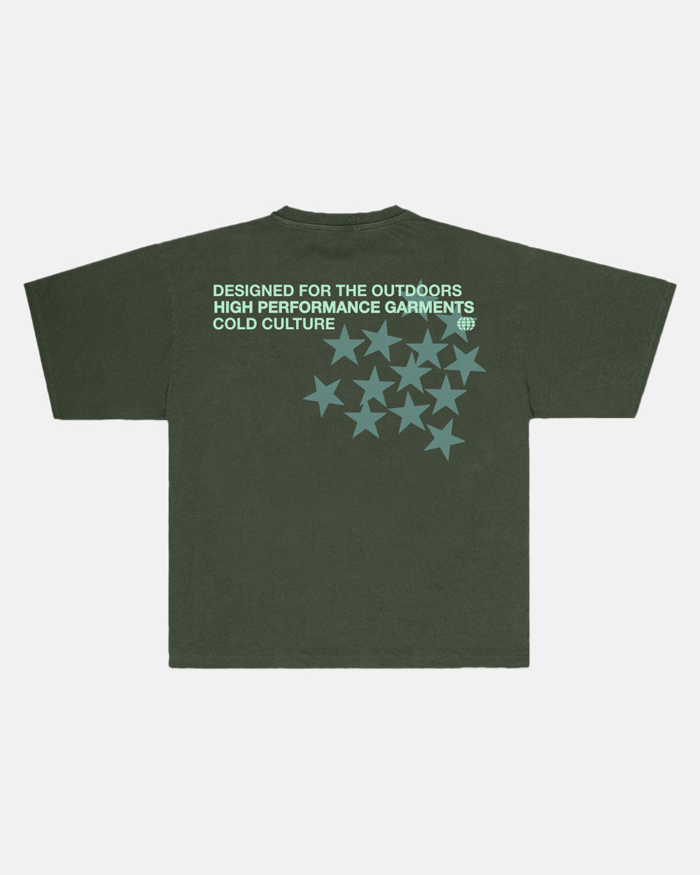 ASTRO TEE DARK GREEN - COLD CULTURE