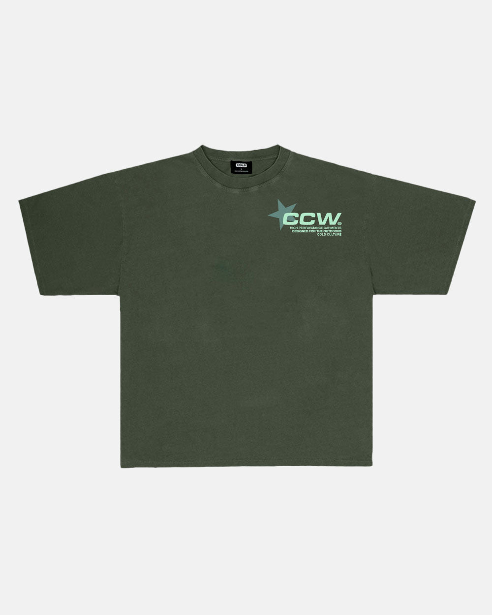 ASTRO TEE DARK GREEN - COLD CULTURE