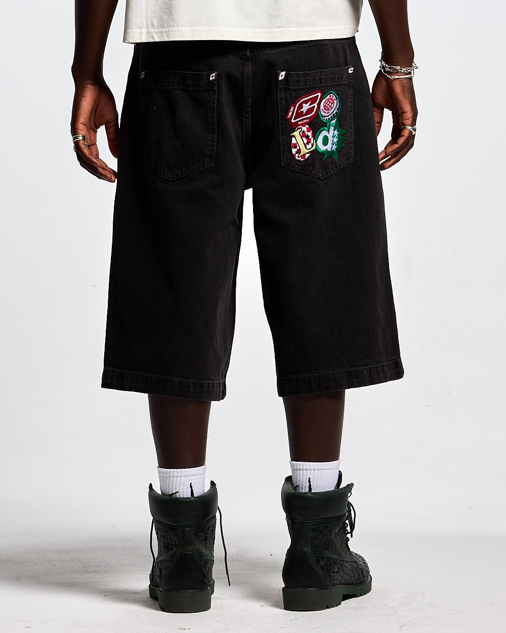 BADGES JORTS BLACK LICORICE - COLD CULTURE