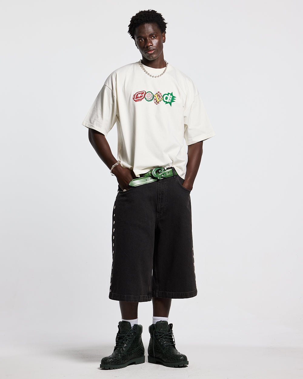 BADGES JORTS BLACK LICORICE - COLD CULTURE