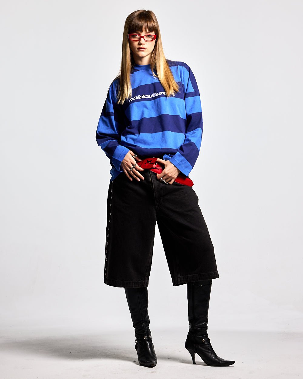 BADGES JORTS BLACK LICORICE - COLD CULTURE