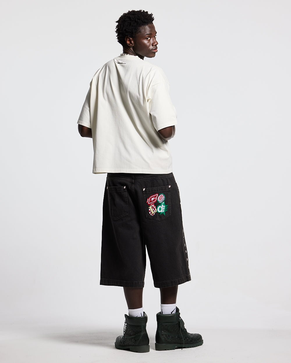 BADGES JORTS BLACK LICORICE - COLD CULTURE