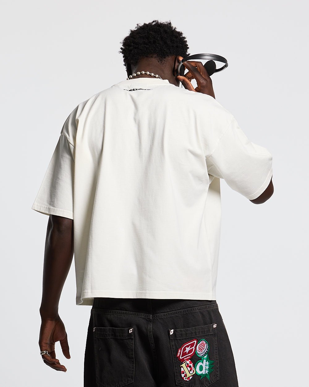 BADGES TEE STAR WHITE - COLD CULTURE