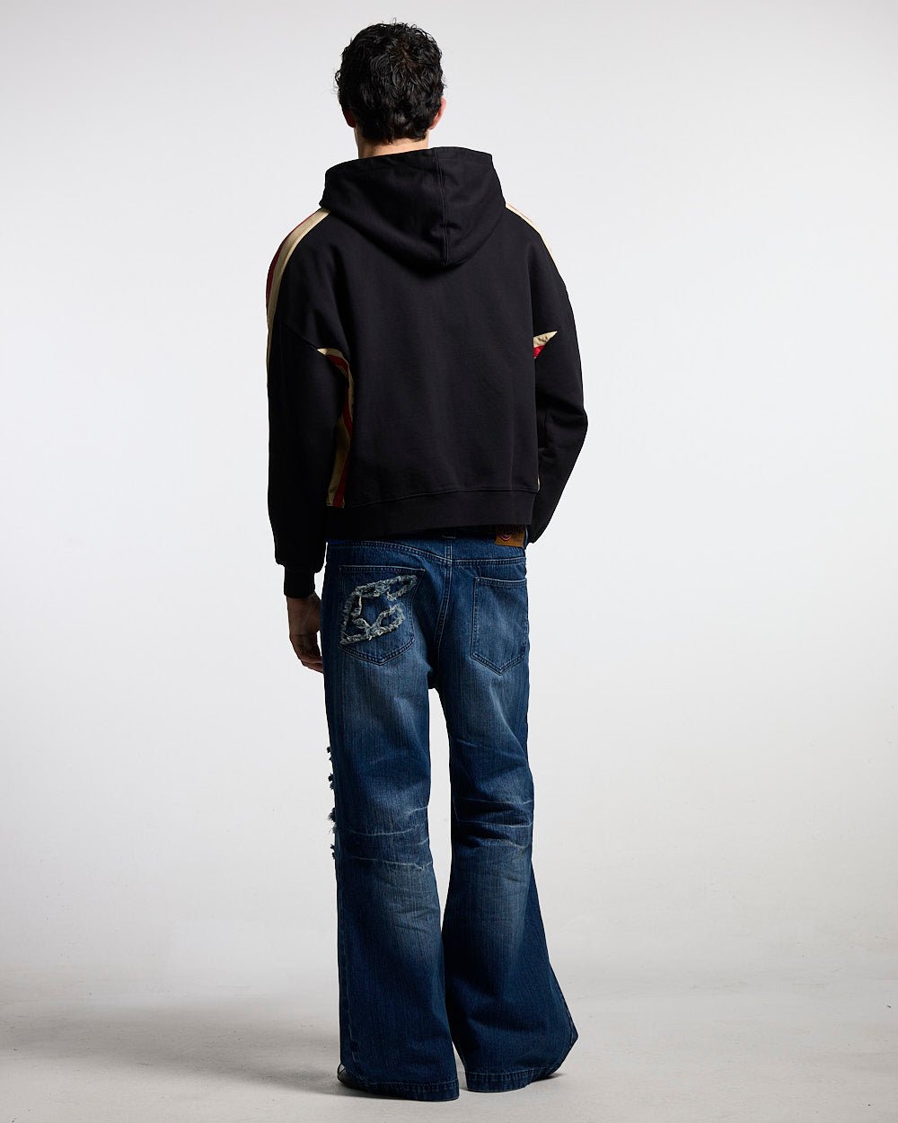 BIKER ZIP HOODIE BLACK - Cold Culture #man