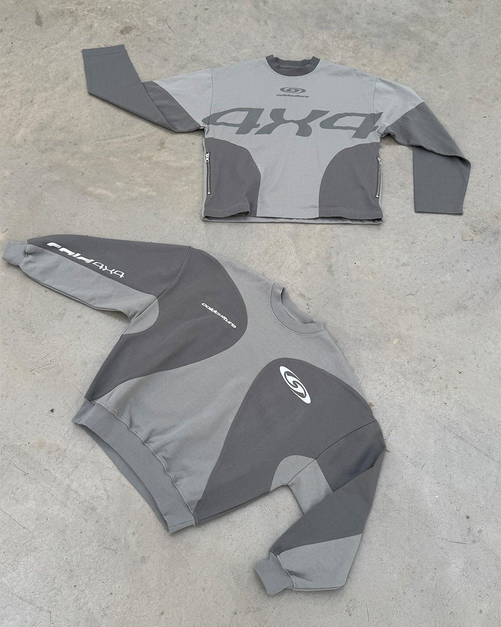 BLACE LONGSLEEVE GREY - COLD CULTURE