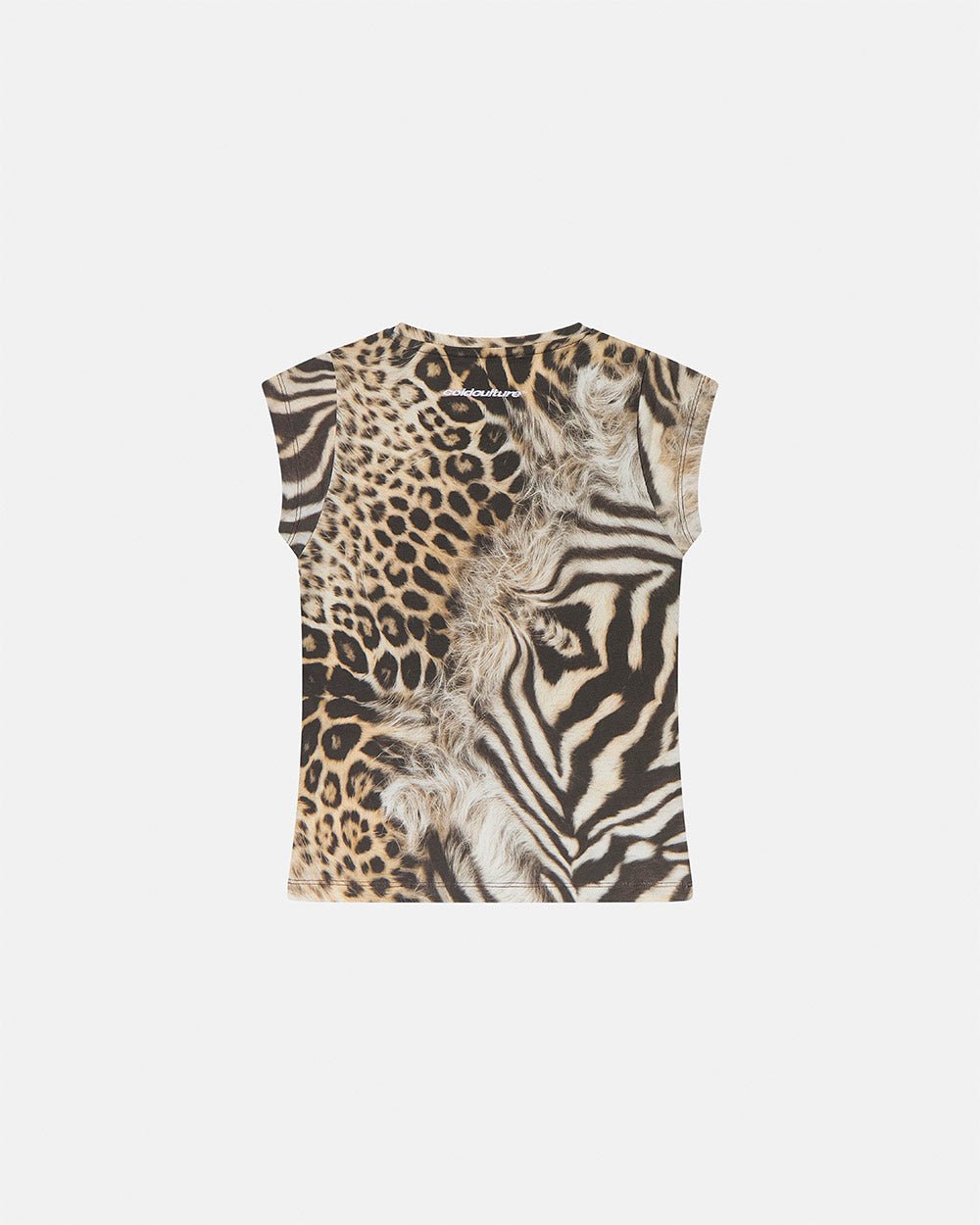 BLING BABY TEE LEOPARD - Cold Culture