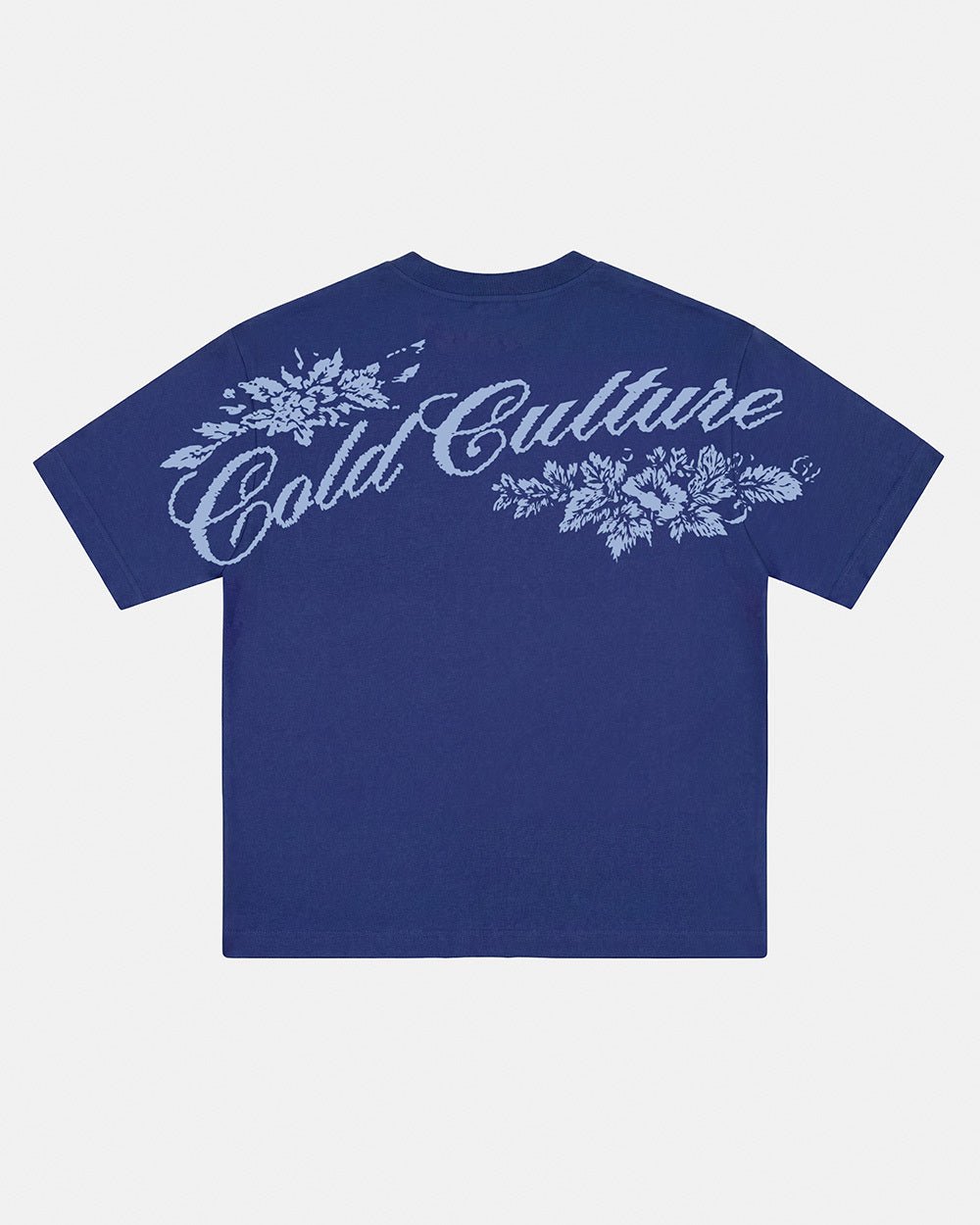 BLOOM TEE NAVY - Cold Culture