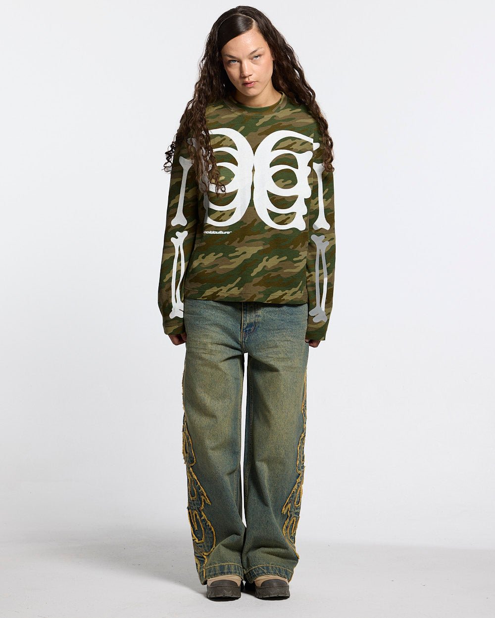 BONEY LONGSLEEVE CAMO - #woman