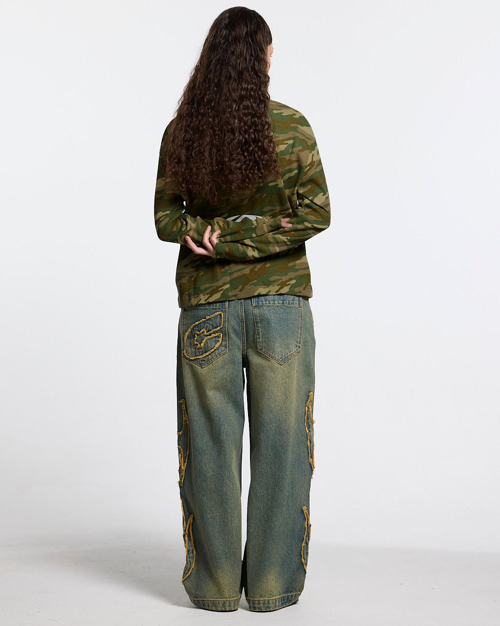 BONEY LONGSLEEVE CAMO -#woman