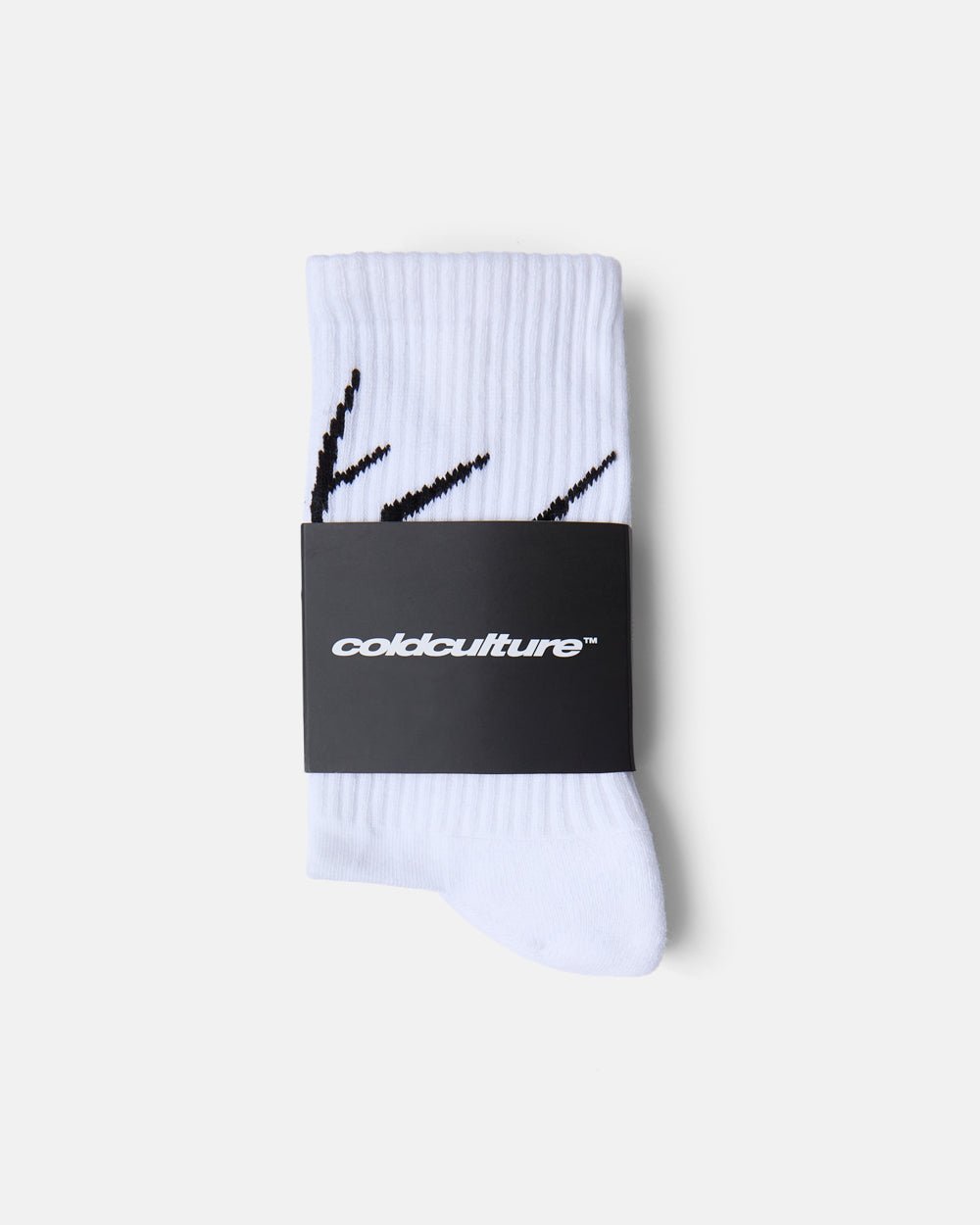 BRAMBLES SOCKS WHITE/BLACK - Cold Culture