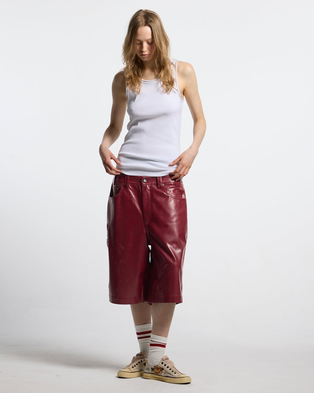 BRAVE SHORT BURGUNDY - Cold Culture #woman