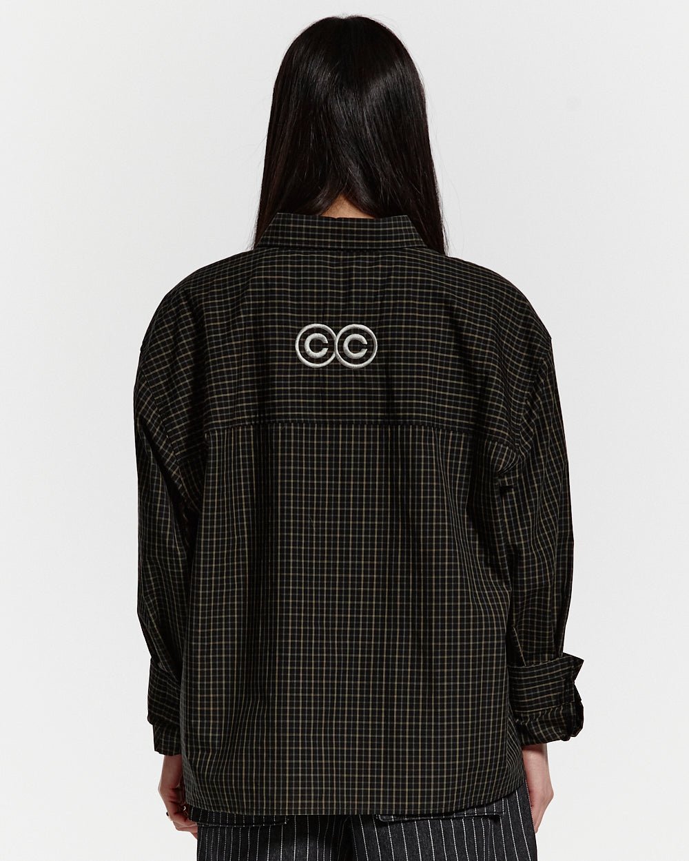 BRICK LANE SHIRT BLACK SQUARE - COLD CULTURE