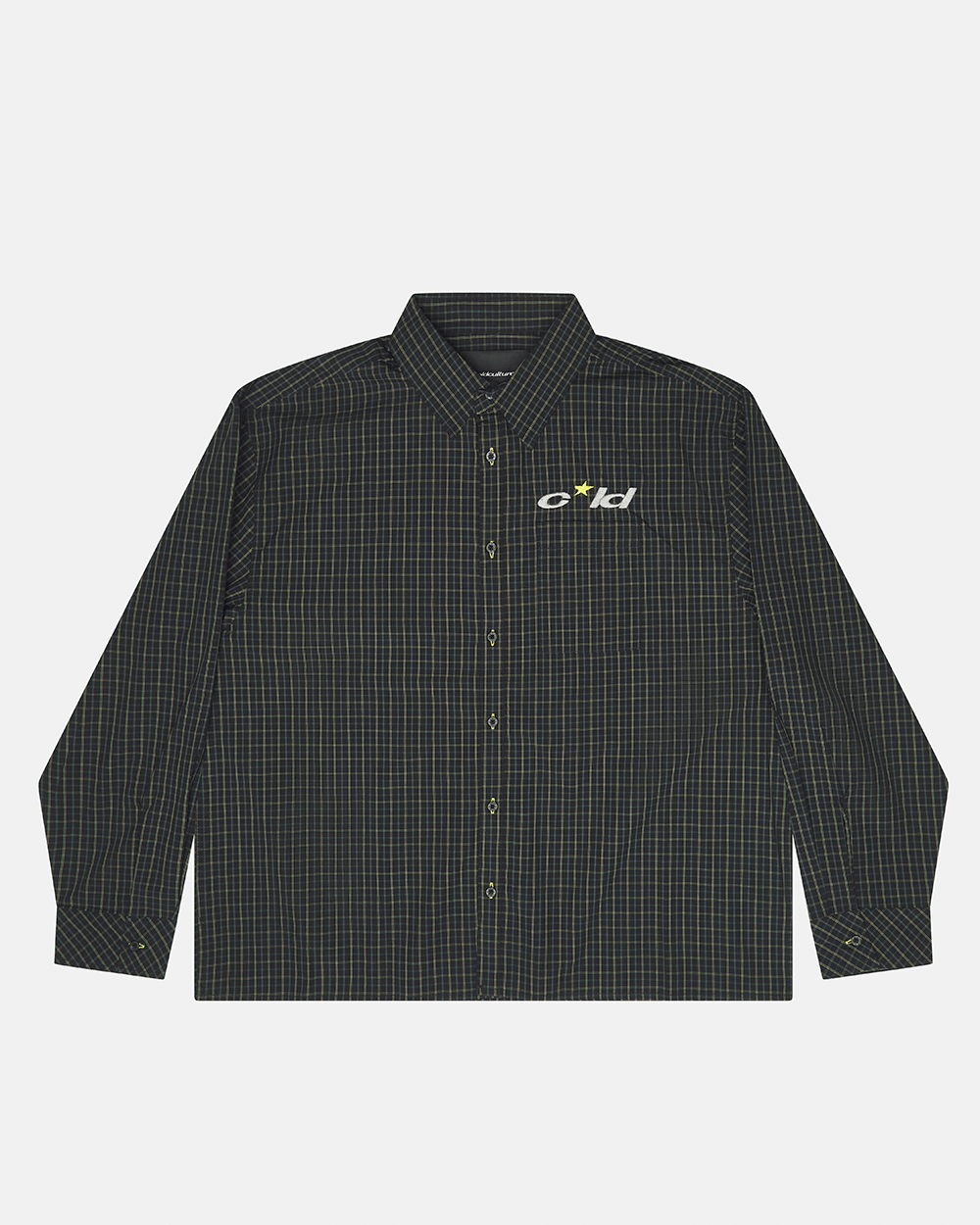 BRICK LANE SHIRT BLACK SQUARE - Cold Culture