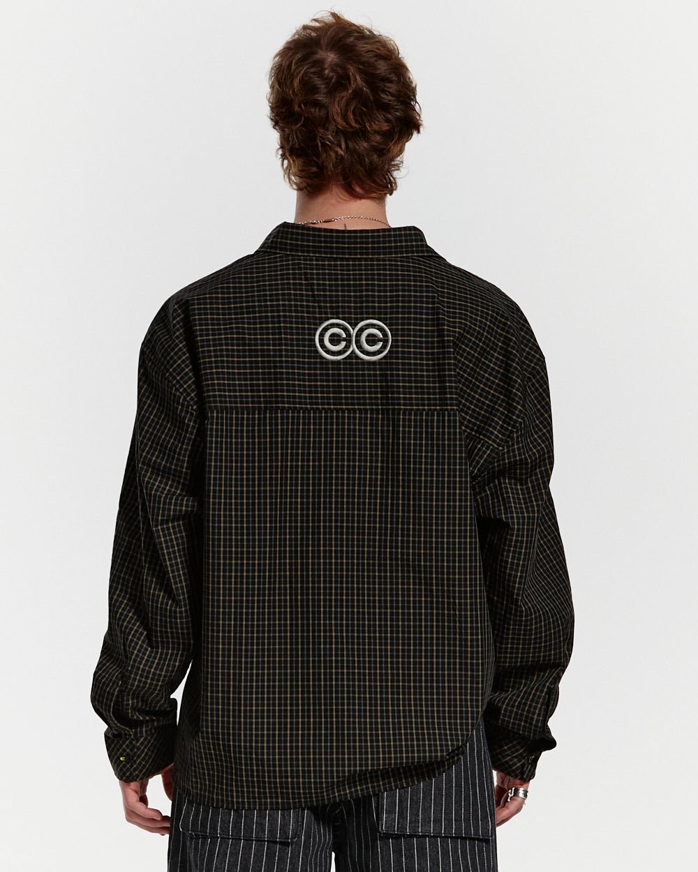 BRICK LANE SHIRT BLACK SQUARE - COLD CULTURE