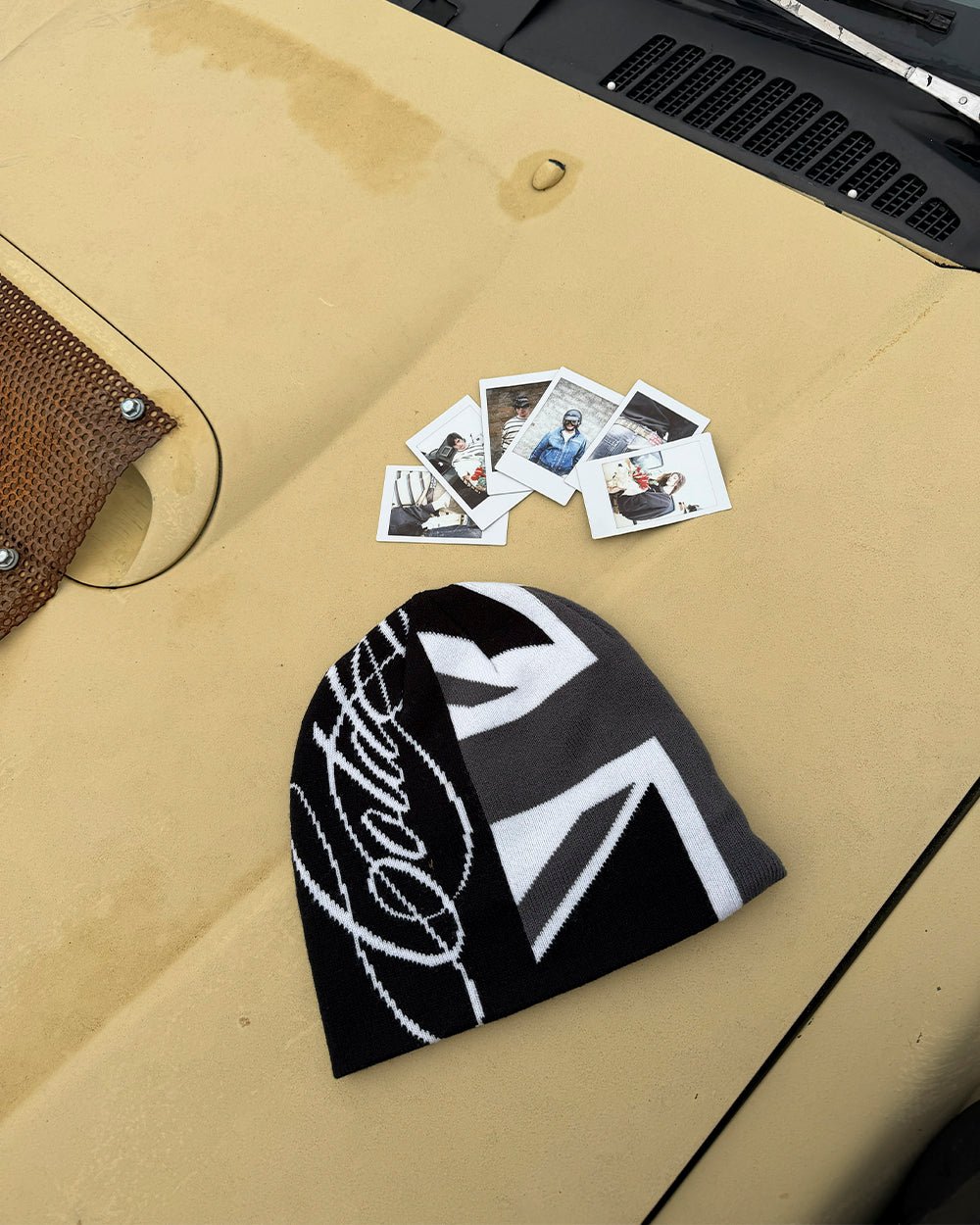 BRIGHTON BEANIE BLACK & GREY - Cold Culture