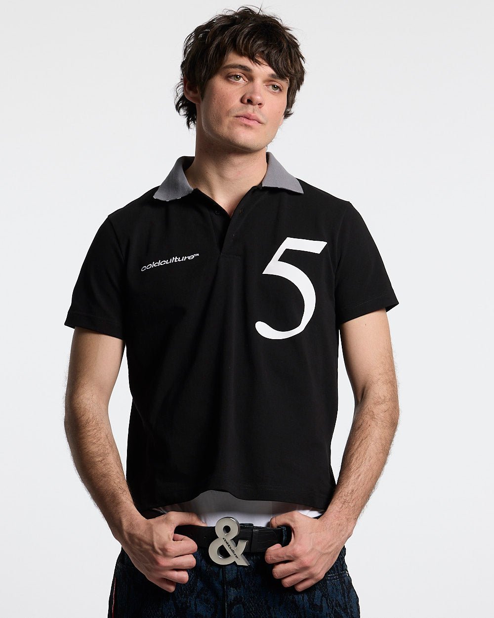 BRIGHTON POLO BLACK - Cold Culture #man