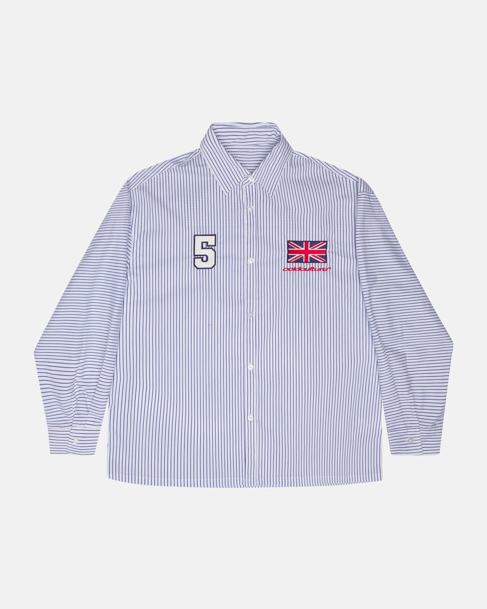 BRIGHTON SHIRT NAVY AND WHITE - Cold Culture