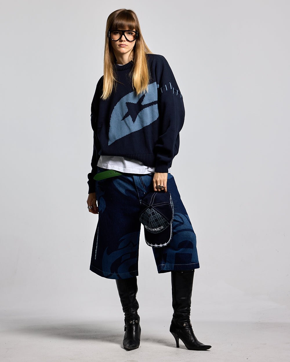 C KNIT BLUE - COLD CULTURE