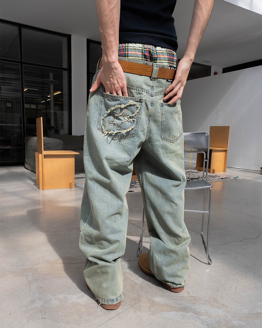 C V2 PANTS DIRTY LIGHT DENIM - COLD CULTURE