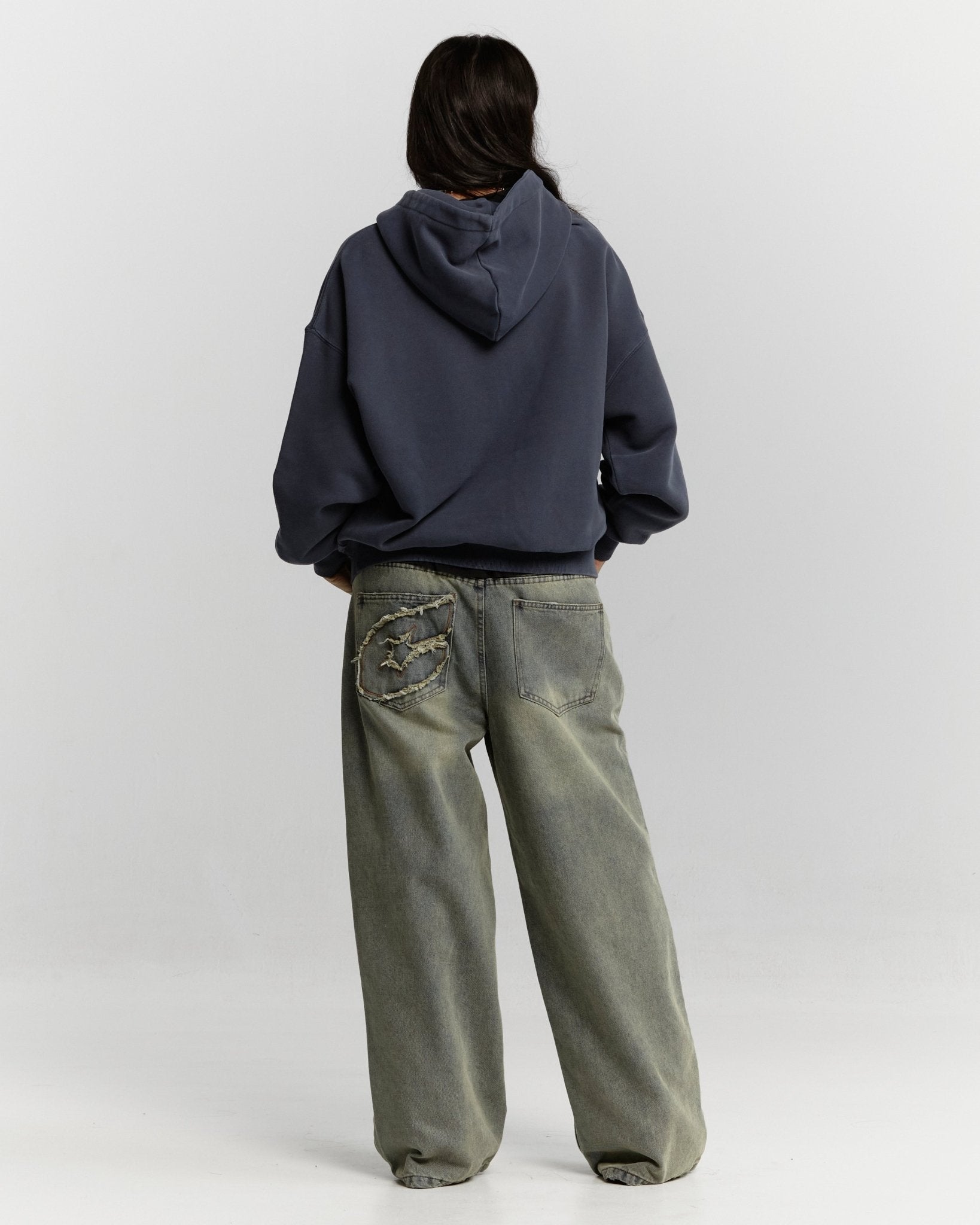 C V2 PANTS DIRTY LIGHT DENIM - Cold Culture