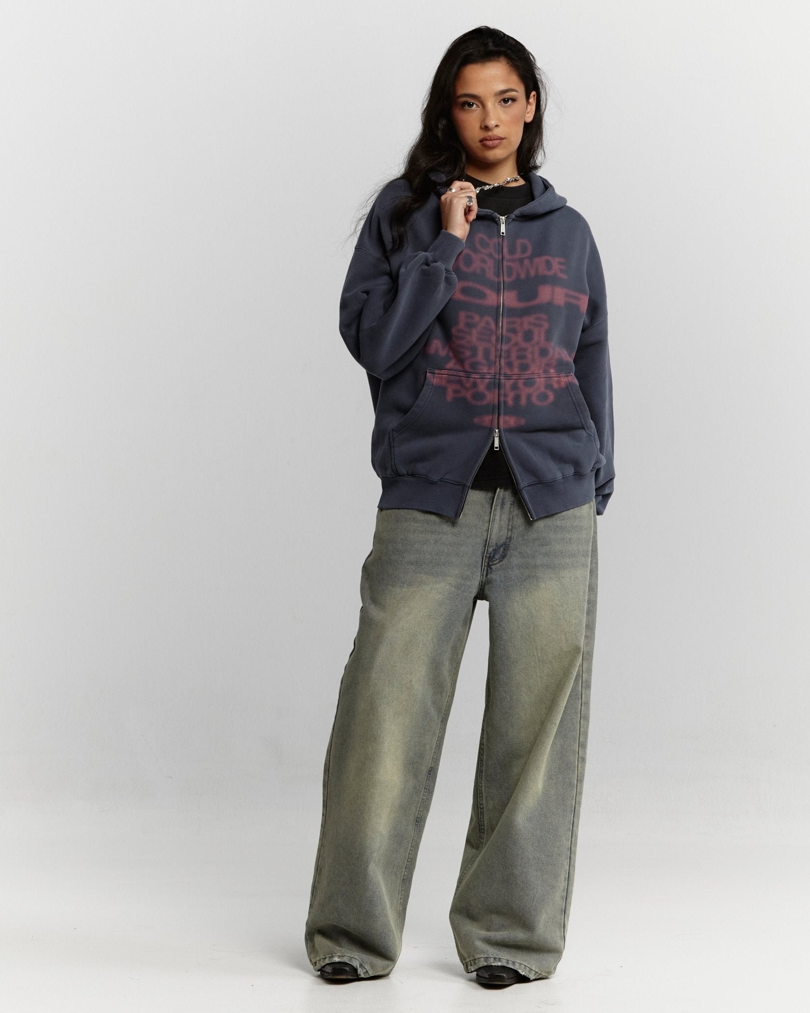 C V2 PANTS DIRTY LIGHT DENIM - Cold Culture