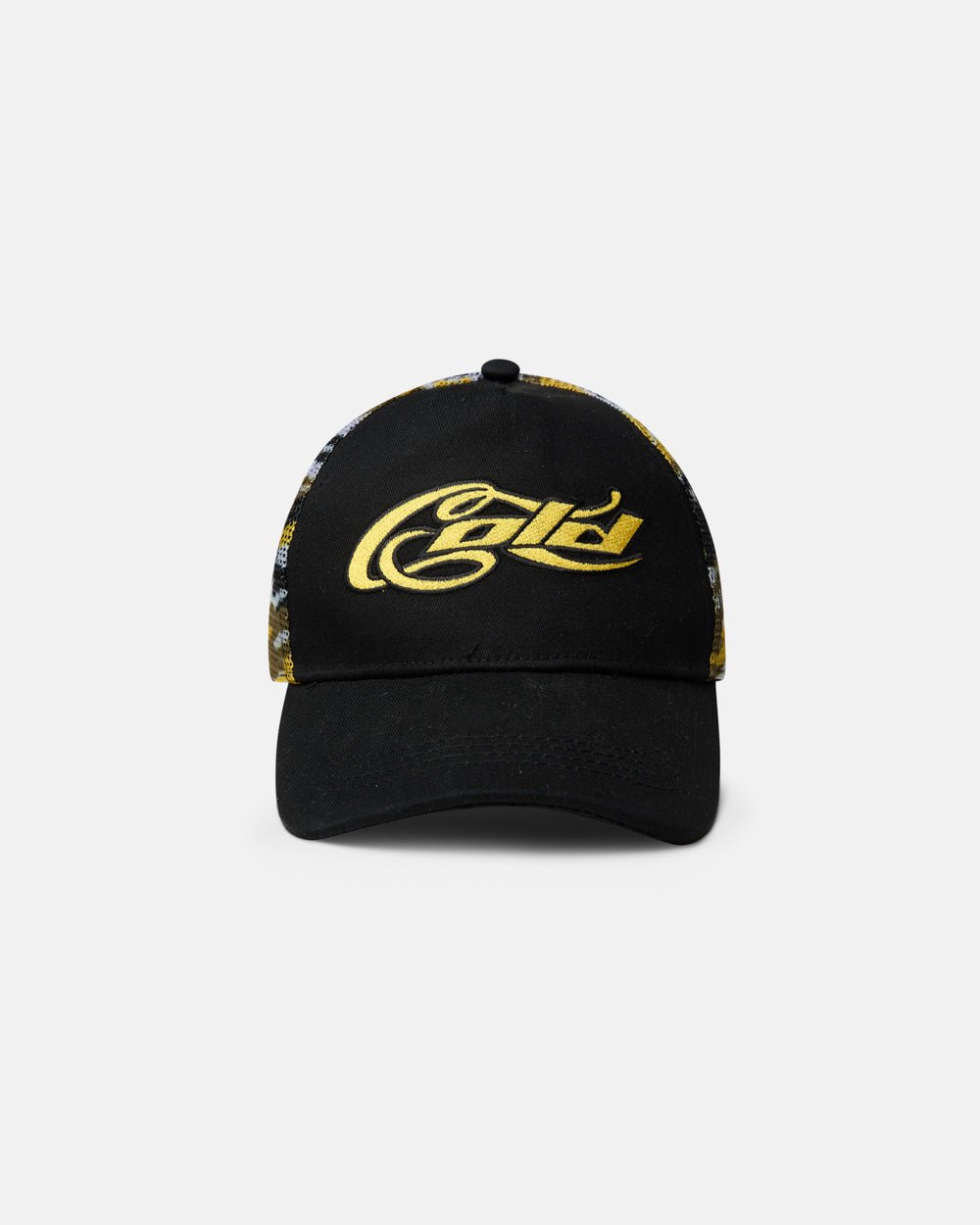 CAMO CAP BLACK AND YELLOW - Cold Culture