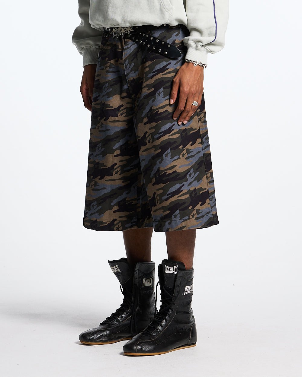 CAMO FORCE SHORTS CAMO GREEN - COLD CULTURE