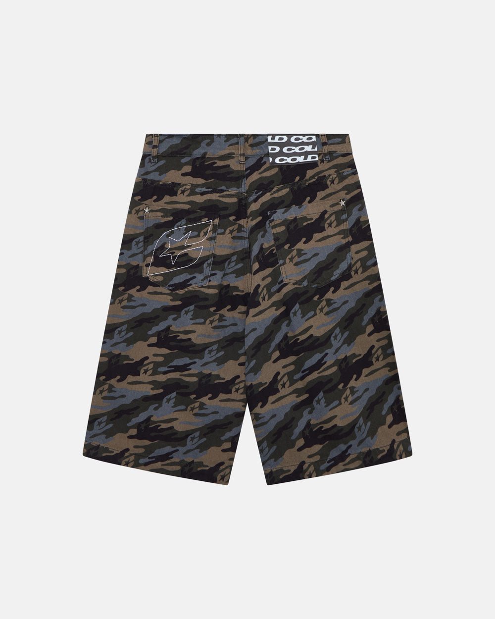 CAMO FORCE SHORTS CAMO GREEN - COLD CULTURE