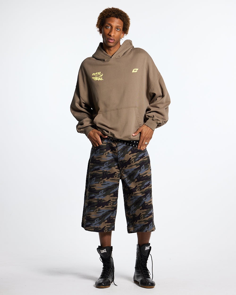 CAMO FORCE SHORTS CAMO GREEN - COLD CULTURE