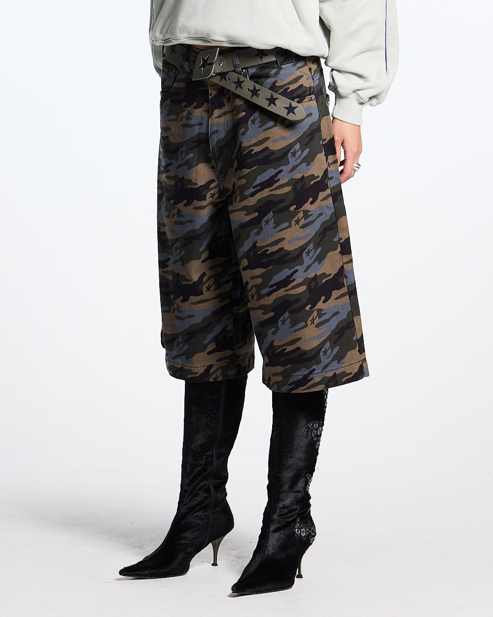 CAMO FORCE SHORTS CAMO GREEN - COLD CULTURE
