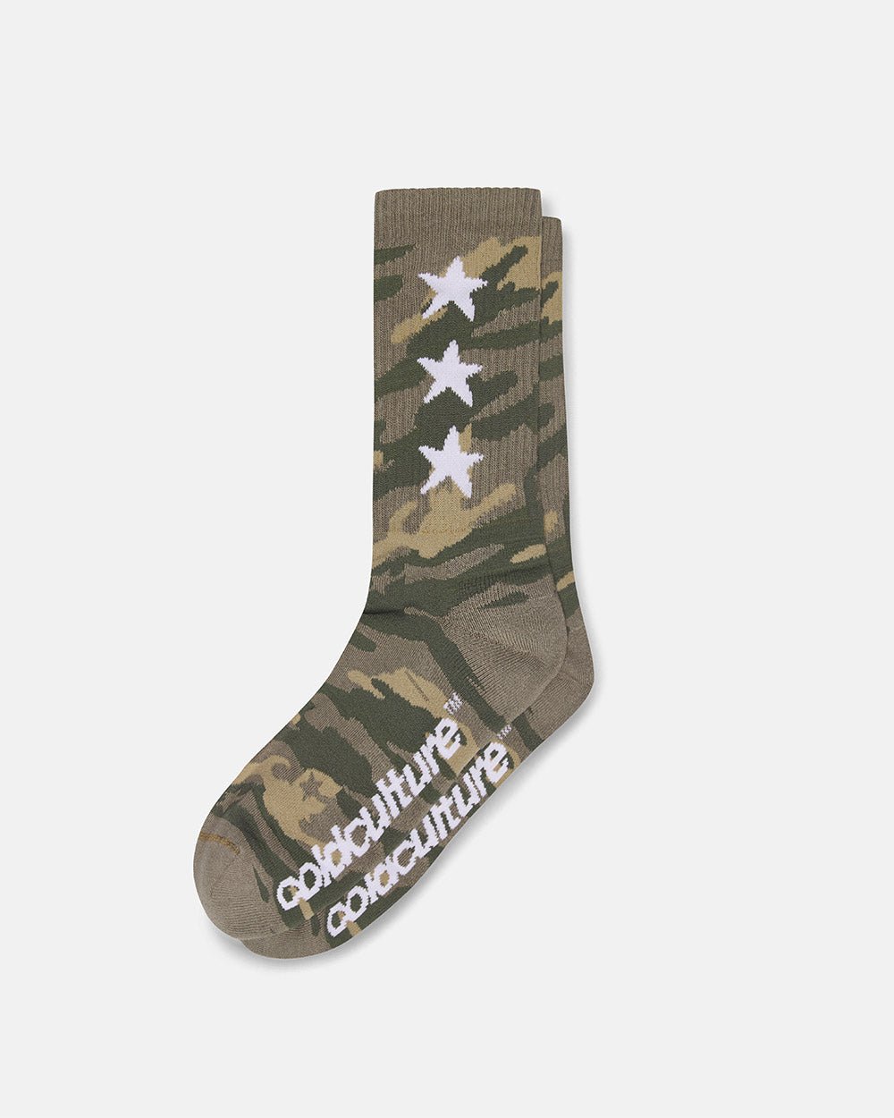 CAMO SOCKS DARK GREEN - Cold Culture