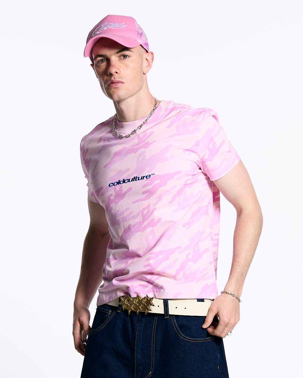 CAMO TEE PINK - COLD CULTURE
