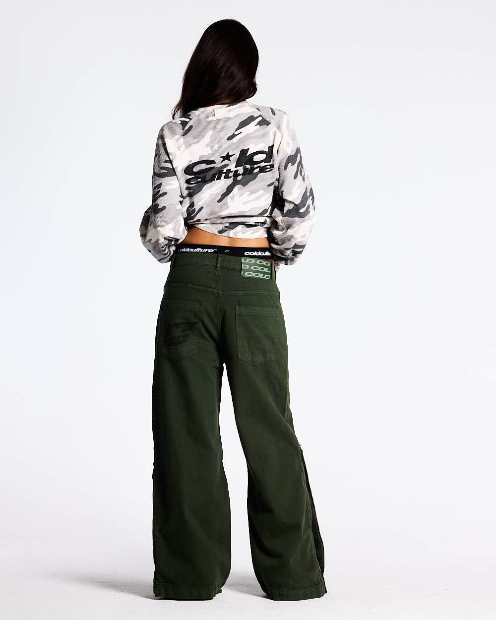 CAMO THERMAL LONGSLEEVE TEE GREY - COLD CULTURE