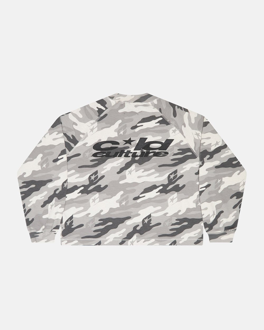 CAMO THERMAL LONGSLEEVE TEE GREY - COLD CULTURE