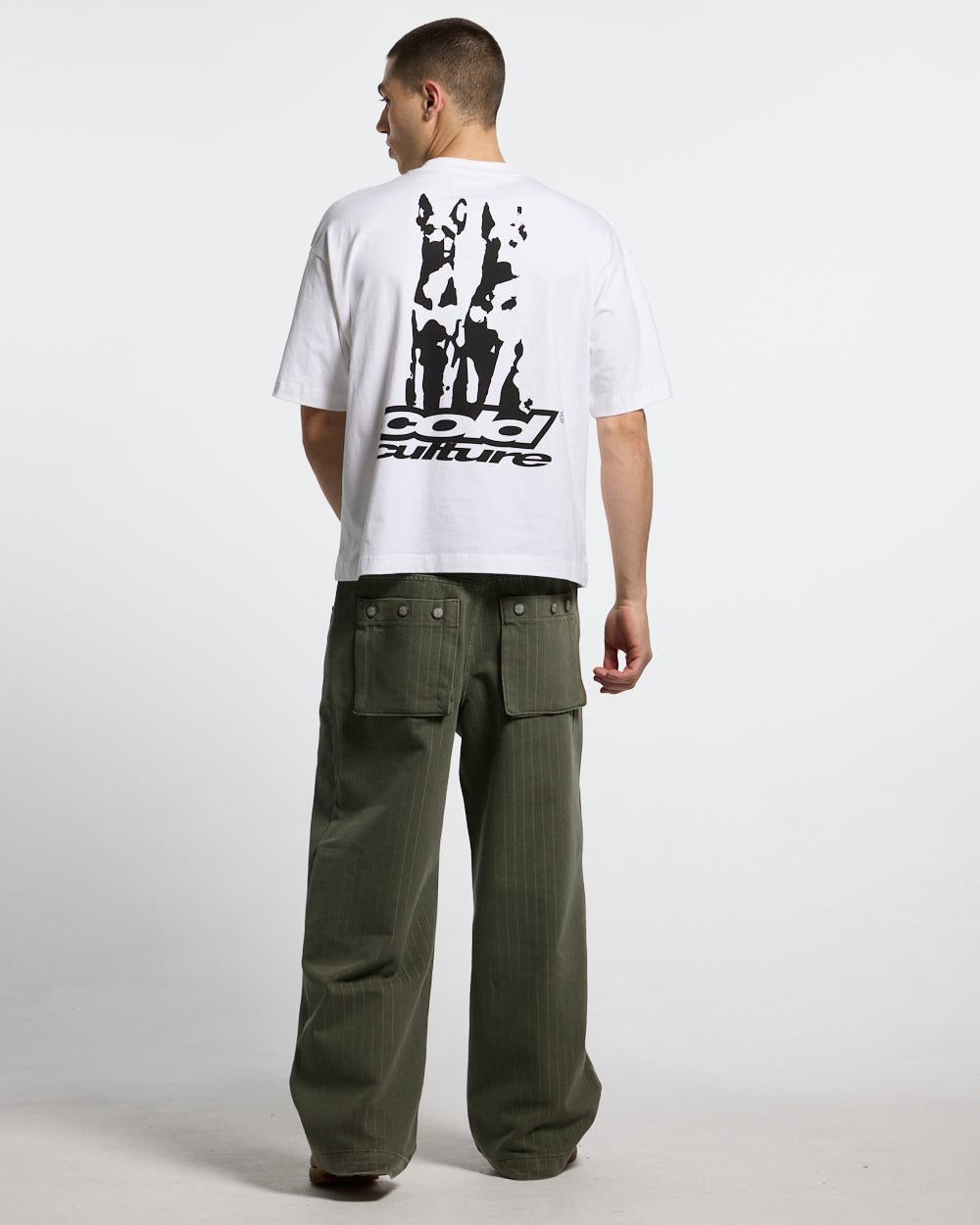 CASINO PANTS GREEN DENIM - Cold Culture #man