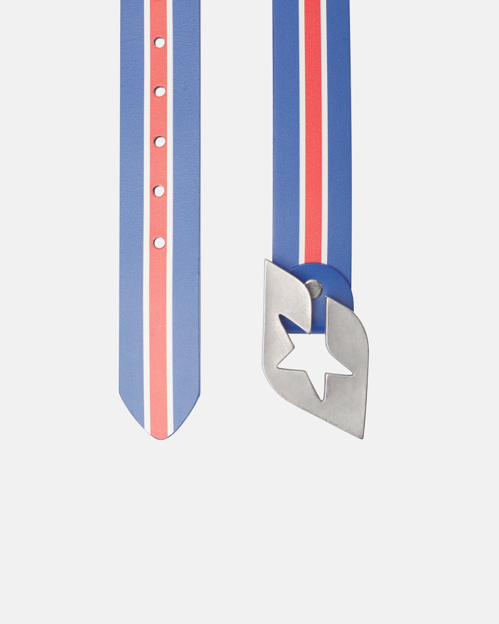 CHEERS LEATHER BELT BLUE & RED - Cold Culture
