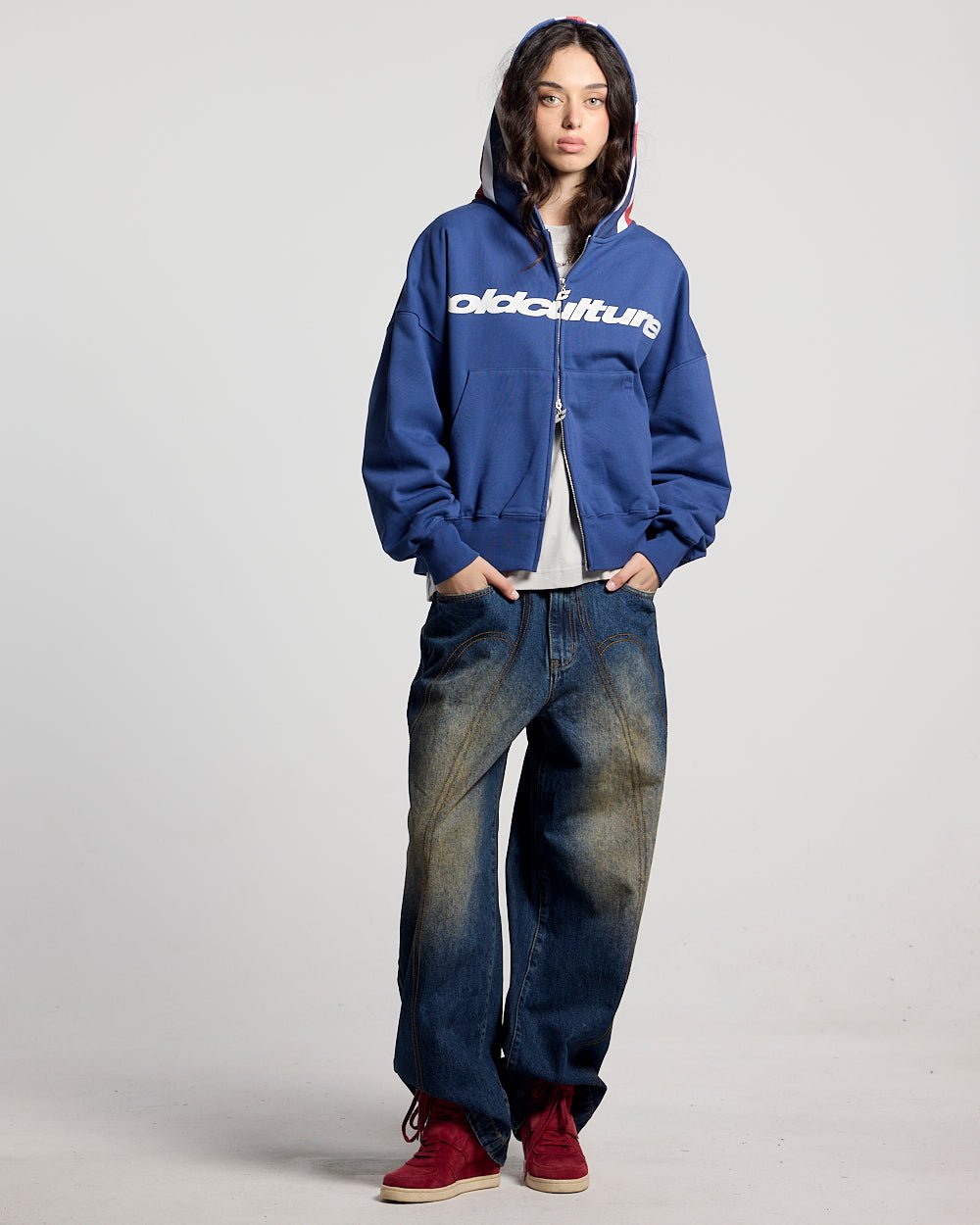 CHEERS ZIPPER INTENSE BLUE - Cold Culture