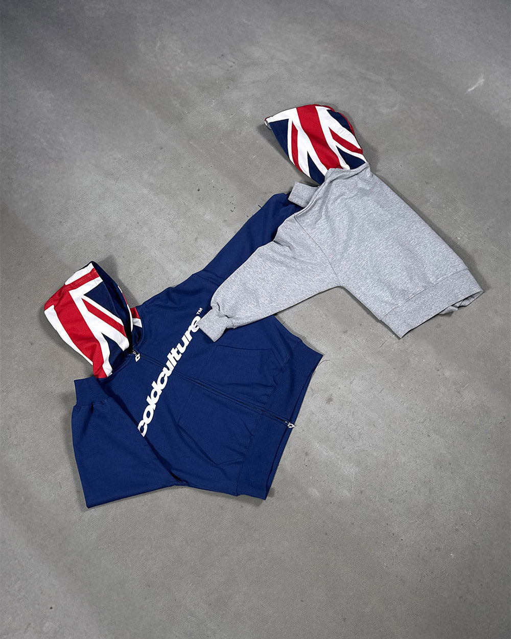 CHEERS ZIPPER INTENSE BLUE - Cold Culture
