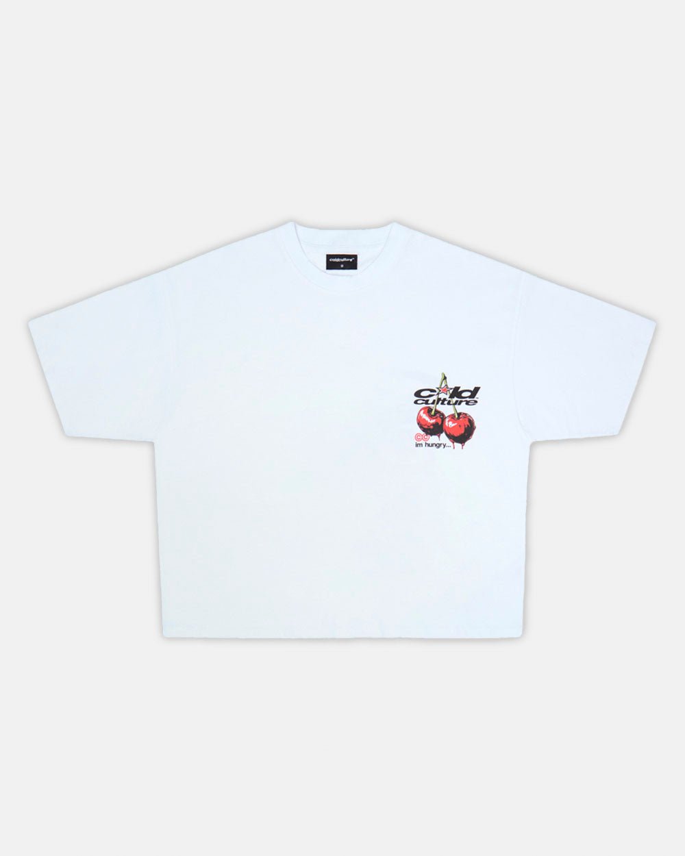 CHERRY TEE WHITE - COLD CULTURE