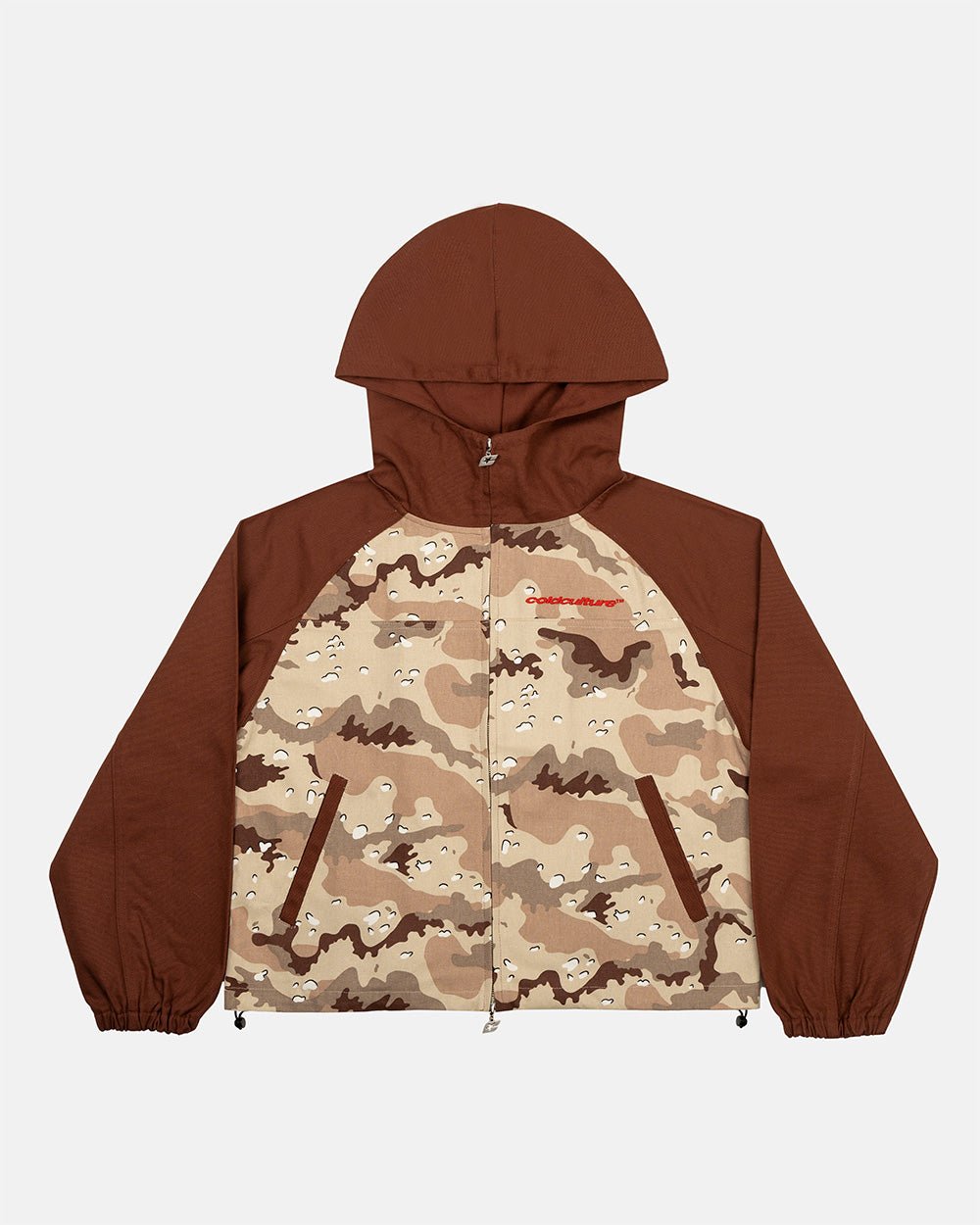 CHIPPED CAMO JACKET BROWN & CAMO - Cold Culture