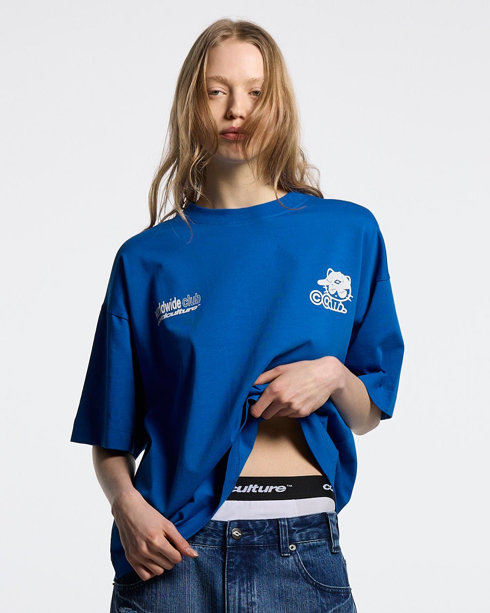 CIBERCAT TEE BLUE - Cold Culture