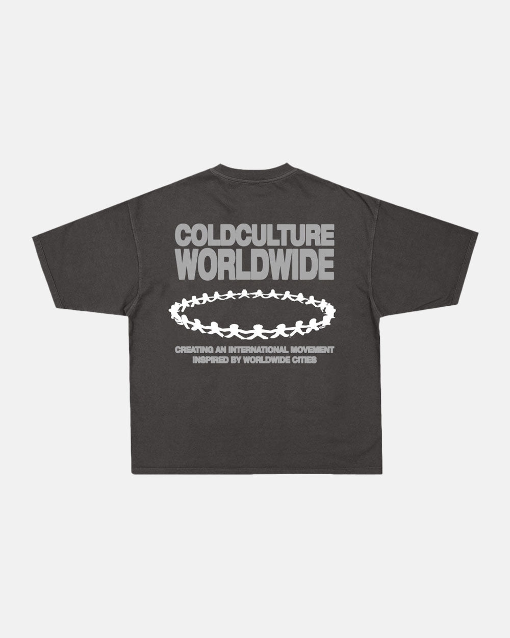 CIRCULAR DANCE TEE HEAVY GREY - COLD CULTURE