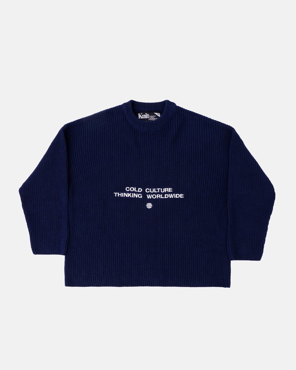 CLAIM RIBBED KNIT DARK NAVY - COLD CULTURE